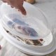 thumbnail image 4 of Vaporizador de pescado con tapa, gran capacidad, albóndigas, plato de vapor, microondas, platos de pescado, cocina, vaporizador de alimentos, 4 of 5
