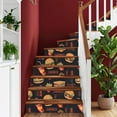 thumbnail image 6 of Peel and Stick Wallpaper Canvas Contact Paper Beef burger colorful seamless soda plastic glass juicy hamburger Self Adhesive and Removable 24in x 118in, 6 of 8