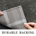 thumbnail image 6 of Gray White Plaid Checkered Pattern Door Rugs,Washable Non Slip Door Mats Indoor,Decorative Door Mats,Entry Mat Indoor for Entrance,Bedroom,Kitchen,Bathroom,16"x47", 6 of 6