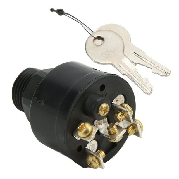 Interruptor de llave de encendido, llave de encendido de 3 posiciones M confiable y duradero