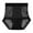 Black, variant on High Waisted Bodyshape Underwear for Women Tummy Control Floral Lace Patchwork Thin Liftings Sexy Under Shorts (Black, XXL)