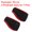Black with Red, variant on Uxcell Ear Warmer Headband, Ear Warmer Winter Stretchy Running Sweatband Outdoor Essential for Running Walking Black with Green