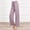 Purple, variant on AOOCHASLIY Long Pants Clearance Women Loose High Waist Wide Leg Pants Workout Out Modert Casual Trousers Yoga Gym Pants