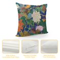 thumbnail image 4 of Oriental Floral Throw Pillow Cover Chinoiserie Couch Outdoor Pillow Pillow Case Japanese Flower Sofa Pillowcase, 4 of 5