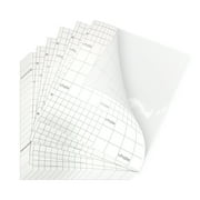 VHALE Glossy Clear Self-adhesive Overlay Laminating Sheet Contact Papers, 7 X 8 Inches, Single-sided, for Easy Application of Paper Suncatcher Kids Crafts, 3.15 Mil, Pack of 20