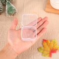 thumbnail image 4 of Stackable Bead Organizer Box with Secure Hinged Lid, Perfect for storing beads, jewelry making supplies & more, 2.12x2.12x0.79 Inch, 4 of 6