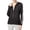 Charcoal Combo, variant on Hippie Rose Juniors Velvet Trimmed Super Soft Zipper Front Hoodie Gray S