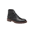 thumbnail image 2 of JOHNSON & MURPHY Mens Black Lug Sole Cushioned Chadwick Round Toe Lace-Up Boots Shoes 8 M, 2 of 2
