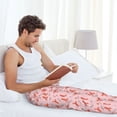 thumbnail image 5 of Sikiie Cartoon Lobsters 3 Pajama Pants Men, PJ Bottoms, Sleep & Lounge Pants-Small, 5 of 6