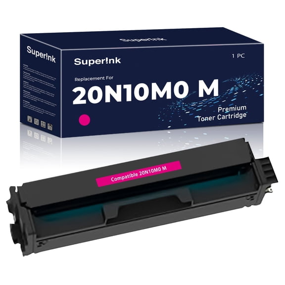 Compatible Lexmark 20N10M0 Magenta Toner Cartridge By Superink