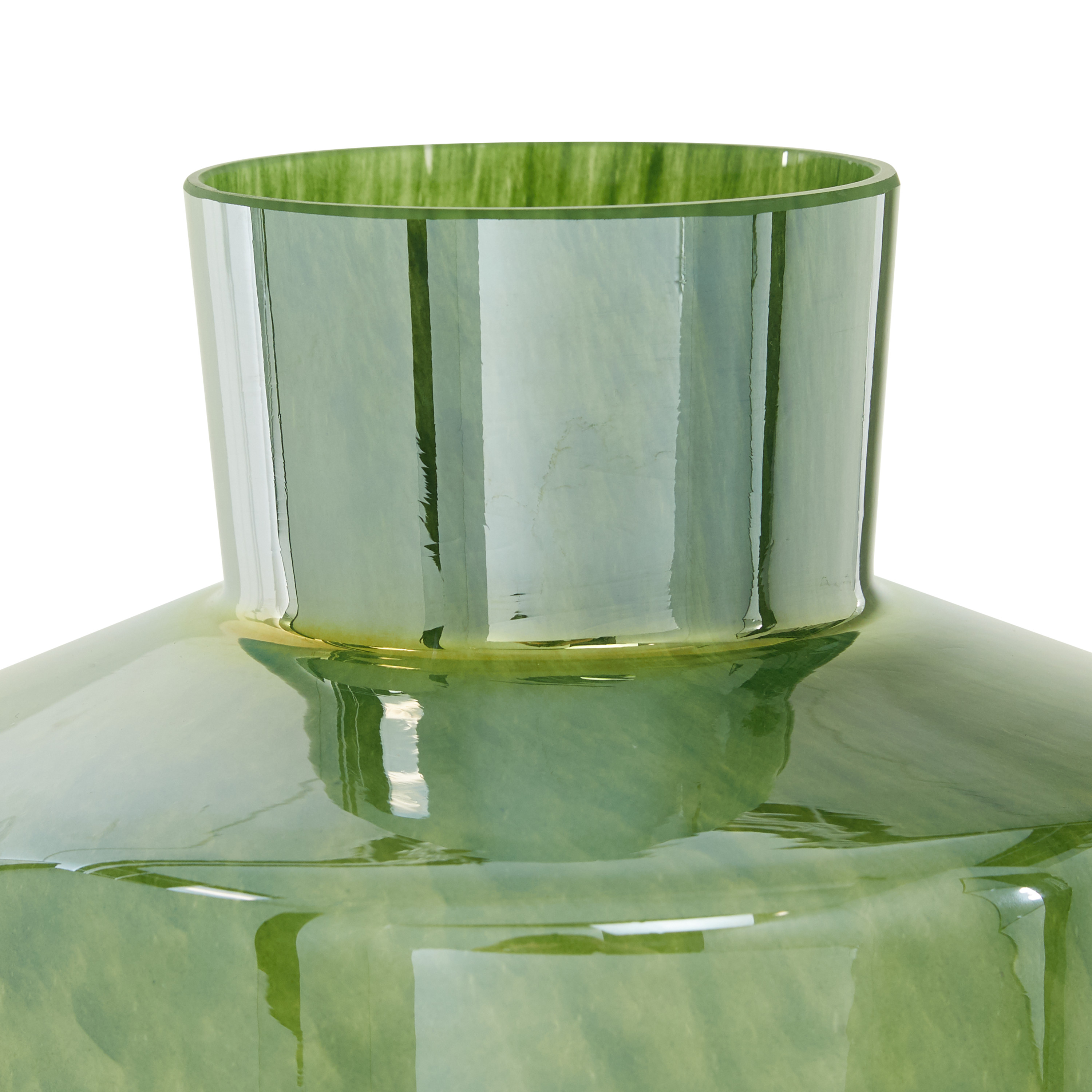 The Novogratz 13" Green Glass Vase - image 4 of 7