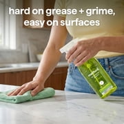 method All-Purpose Cleaner Spray, Lime + Sea Salt - Cuts Grease & Grime on Counters, Glass, Sealed Wood & Floors, for Kitchen & Bathroom, 28 fl oz