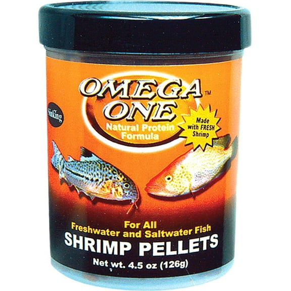 Omega One Catfish and Shrimp Pellets, 4.2 oz