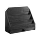 thumbnail image 2 of Soporte para tarjetas coleccionables, estante para , organizador rústico inclinado, portatarjetas para ferias de artesanía, vendedores, hogar Negro, 2 of 8