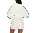thumbnail image 4 of Women's Gameday Couture Cream Texas Longhorns Down, Set, Go Pullover Hoodie and Shorts Set, 4 of 6
