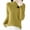 Yellow, variant on Women's Knitted Sweater Solid Color Long Sleeved Round Neck Pullover Knitted Sweater With Thin Inner Lining Sweater Tops Thin Lining Tops for Women