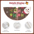thumbnail image 3 of Balery Ho Ho Ho Merry Christmas Printed Christmas Tree Skirt , Merry Christmas Party Christmas Tree Decoration,Adjustable Tree Skirt-30", 3 of 6