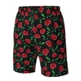 thumbnail image 4 of Balery Cherry Traje de Baño Estilo Hawaiano para Hombre, Shorts de Secado Rápido con Bolsillos-Medium, 4 of 6
