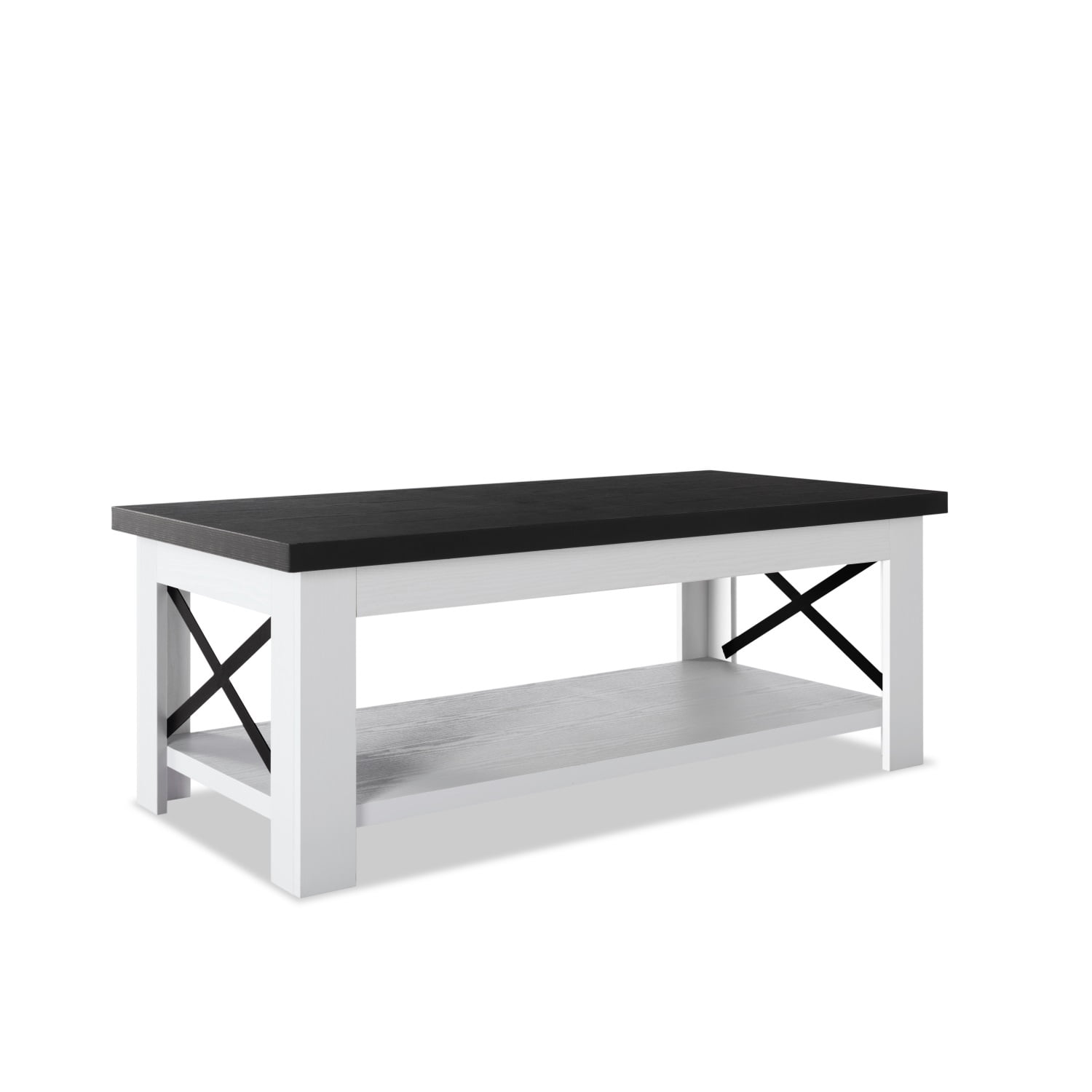 Kadyn 47.2" Rectangular Coffee Table, MDF Coffee Table for Living Room, Modern MDF Side Table, White Kadyn 47.2" Rectangular Coffee Table, MDF Coffee Table for Living Room, Modern MDF Side Table, White