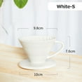thumbnail image 2 of Amdohai Coffee Filter Cup Conical V60 Style Spiral Drip Filter Ceramic Material Hand Brewed Coffee Appliances, 2 of 8