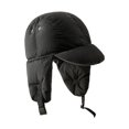 thumbnail image 2 of fenteer Hat with Earflaps Ear Protection Baseball Cap Fashionable Warm Hat with Peak Black, 2 of 8