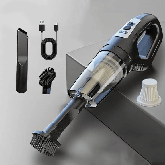 12W Car Cordless Vacuum Cleaner Portable Wet Dry Vacuum Cleaner Powerful Suction Handheld Vacuum Lightweight for Vehicle/Home