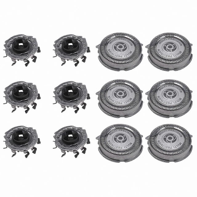 6-Pack MultiPrecision Blade Heads for Series 5000 Electric Shavers, S5000 S5420 S5380 S5351 Replacement Parts