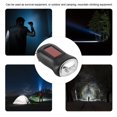 thumbnail image 3 of Hand Cranking Solar Powered Rechargeable Flashlight Emergency LED Flashlight Carabiner Dynamo Quick Snap Clip Backpack Flashlight Torch Weather Ready, 40 mah, 3 of 9