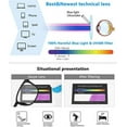 thumbnail image 5 of Gaoye 3-Pack Reading Glasses Blue Light Blocking Computer Readers Anti UV Ray Fashion Square Nerd Eyeglasses Frames Women Men -, 5 of 6