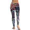 thumbnail image 4 of Harley Quinn Pattern Yoga Pants Women High Waisted Tummy Control Non See-Through Elastic Running Workout Yoga Leggings Pants, 4 of 7