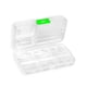 thumbnail image 2 of Organizador de pastillas, Mini almacenamiento semanal para tabletas, dispensador sellado de gran capacidad, soporte diario, recordatorio de viaje Almacenamiento y organización del hogar Blanco Injueey HA012381-04, 2 of 6