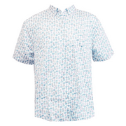 Tommy Bahama Mens Big & Tall Pina Playa Short Sleeve Camp Shirt (3X, Lavendula)