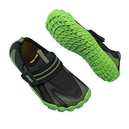 

HaiMao Kids Water Shoes Clearance Girls Boys Quick Dry Aqua Shoes Barefoot Water Sneakers for Beach Swim Pool Boats Outdoor Water Sports Little/Big Kid Black 9 Years