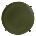 thumbnail image 6 of SAFAVIEH Couture Paisleigh Round Backless Counter Stool, Forest Green/Black, 6 of 10