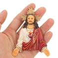 thumbnail image 2 of Resin Jesus Statue Catholic Jesus Religious Jesus Figurine Jesus Bust Statue, 2 of 6