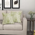 thumbnail image 3 of Lime Green Plant Pillow Covers 18X18 Inch Herbs Botanical Fern Vintage Leaves Floral Decorative Pillow Cases Set of 2 Cotton Linen Throw Pillows Farmhouse Home Decor For Sofa Couch Cushion Outdoor, 3 of 6