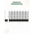 thumbnail image 3 of Royalbelle 7 PCS Black Raised Garden Bed with Trellis, Plastic Planter Box, 3 of 7
