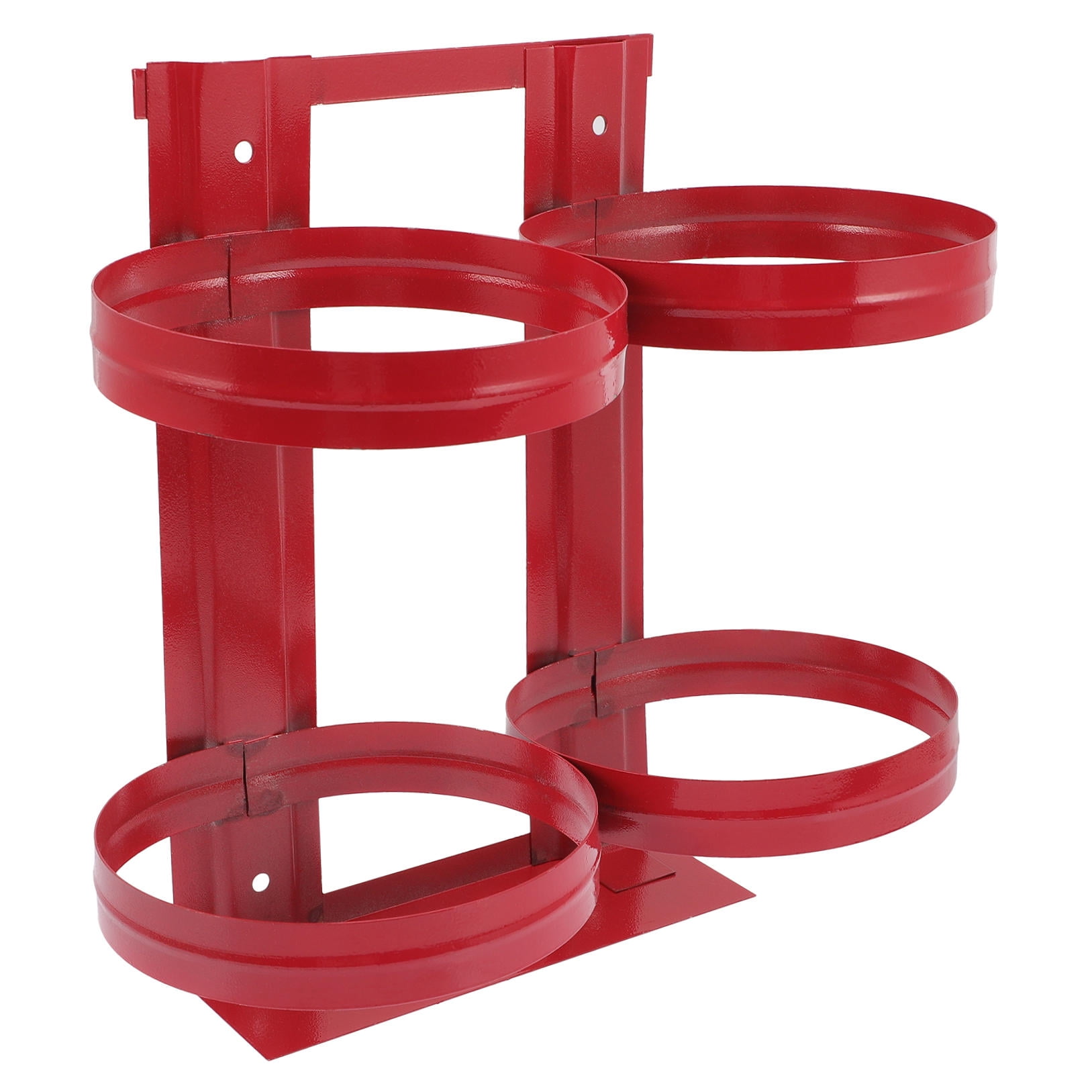 DINHEAROM Metal Fire Extinguisher Holder Red Wall Mount 1Pcs 12.58x10.61x5.89 In