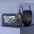 thumbnail image 1 of Peggybuy 1080P HD 8 LED Borescope Inspection Camera 4.3 Inch IPS Screen for Car Pipe (5m), 1 of 9