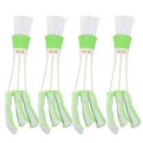 Troglfold car duster 4Pcs Car Air Outlet Cleaning Car Air Conditioner Brush Duster Car Accessories,6.69"X1.57"X1.18"
