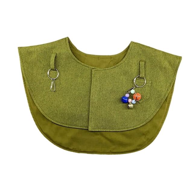 Milaget Parrot Anti Scratch Shoulder Protector Bird Diaper for Lovebirds Sun Conures Green