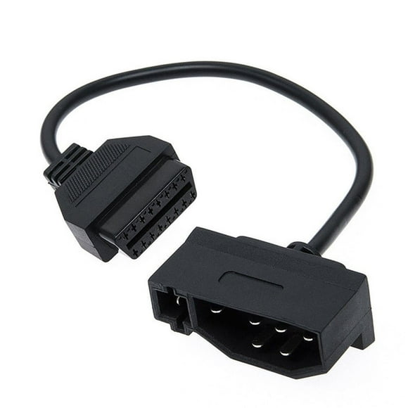 LEEYNEER 7 Pin Connector Adapter OBD1 to OBD2 Diagnostic Scanner Cable Adaptor for Ford