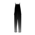 thumbnail image 4 of Hvyesh Wide Leg Overalls for Women Summer Sleeveless One Piece Jumpsuits Rompers Casual Loose Overlength Pants, 4 of 5