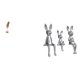 thumbnail image 1 of Escultura de hojas,Estatua de hoja de metal Escultura de hoja Decoración del hogar,Figura de hoja artística con decoraciones de hojas en la base,Escultura de figura,Estatua sentada Figura, 1 of 8