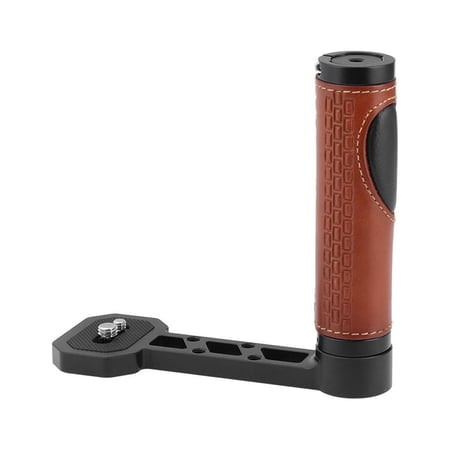 UPC: 0756790472649 | CAMVATE L-Type Side Handgrip for DJI Ronin-S  SC/Zhiyun Crane 2 & V2 Stabilizer Gimbals  Leather-Covered