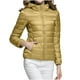 thumbnail image 5 of Parkas de manga larga para mujer, color liso, manga larga, cremallera, bolsillo, chaqueta ligera de algodón, blusa para mujer, 5 of 8