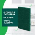 thumbnail image 3 of Heavy Duty Scouring Pad, Dish Scrubber for Kitchen + Outdoor, 8 Scrub Pads for Uncoated Pots and Pans, Cast Iron Cooktops, Grill Grates, Oven Racks, & BBQ, Durable, Long-Lasting, 3 of 4