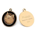 thumbnail image 1 of Placa Perro Gato Personalizada Identificación Razas Inoxida Color Kitty, 1 of 3