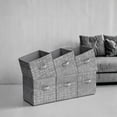 thumbnail image 7 of 13" Storage Cube Bin 6 Foldable Fabric Storage Bin with Double Handles for Living Room Bedroom Office Gray, 7 of 7