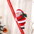 thumbnail image 4 of Escalera eléctrica para escalar, muñeco de Papá Noel, juguetes musicales, adornos colgantes para árbol de Navidad, decoración navideña para el hogar, Año Nuevo, Navidad, 4 of 5